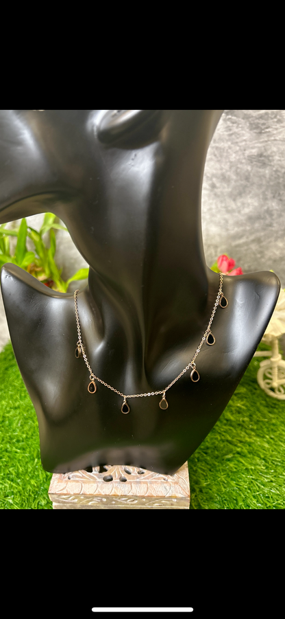 black nazarbattu necklace