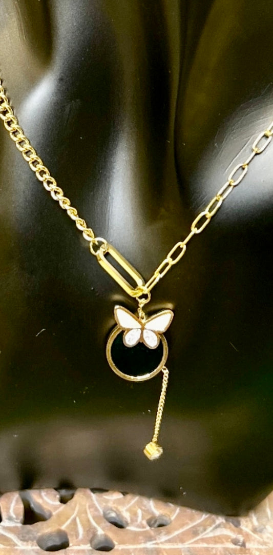 butterfly chain pendant