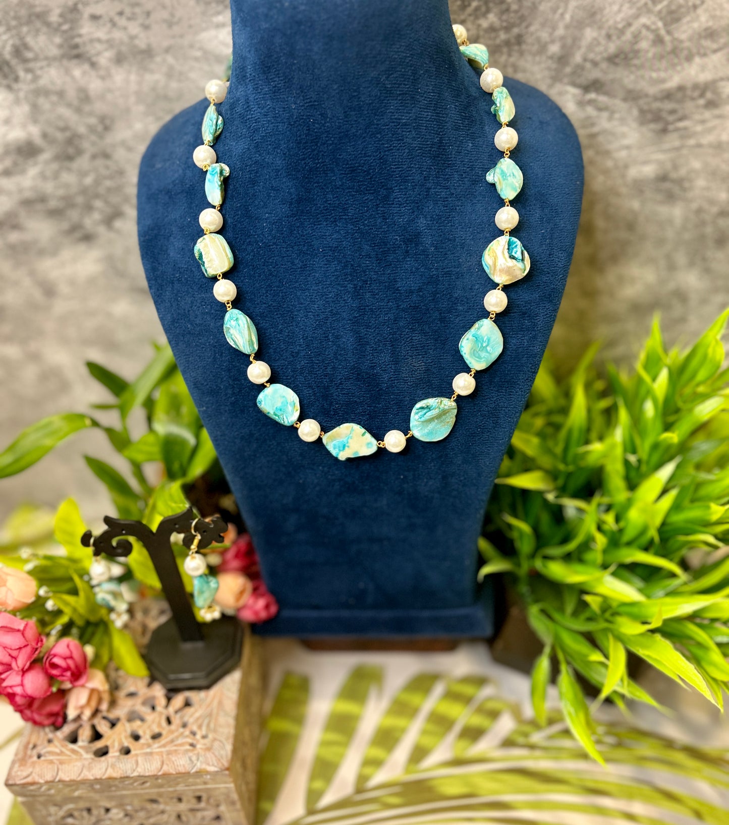 Ocean stone necklace