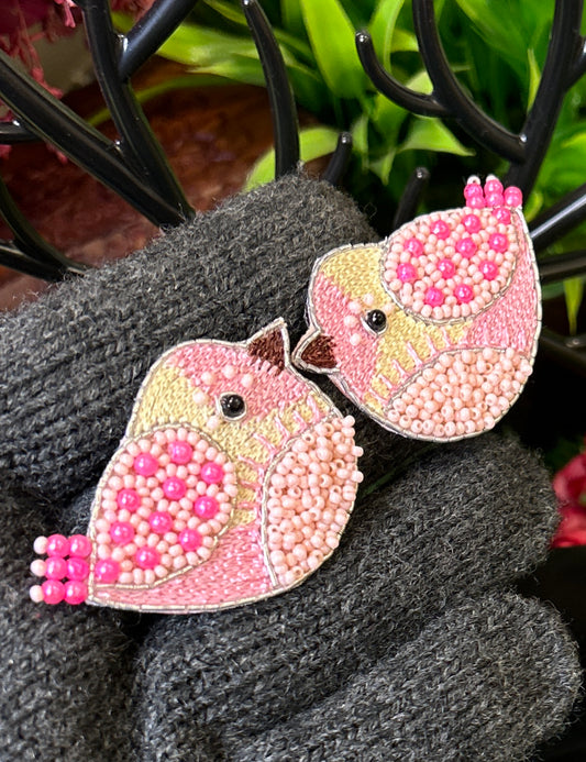 bird eye earrings