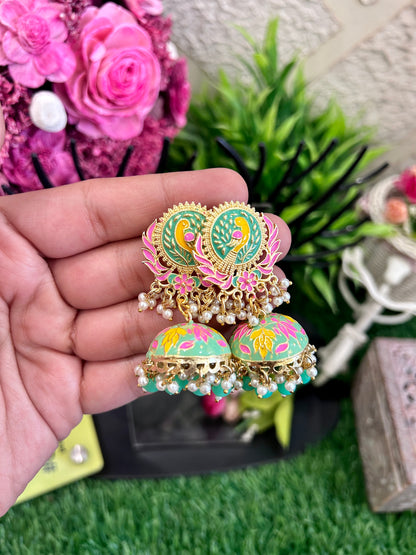 Rangoli Jhumka