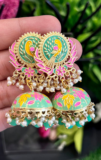 Rangoli Jhumka