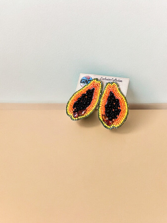 Cut Papaya Earrings