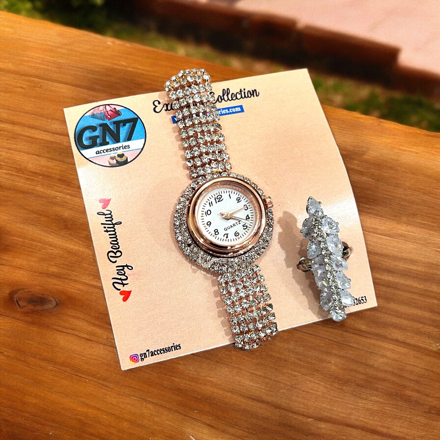 Special edition nitin’s collect designer watch with ring