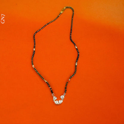 Juhi heart mangalsutra