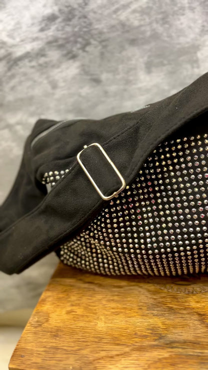 Diamond Studded Duffle Bag