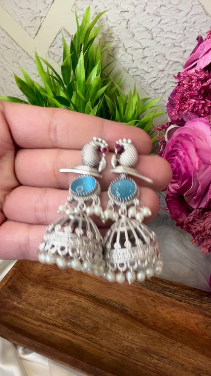 Peacock Jhumka